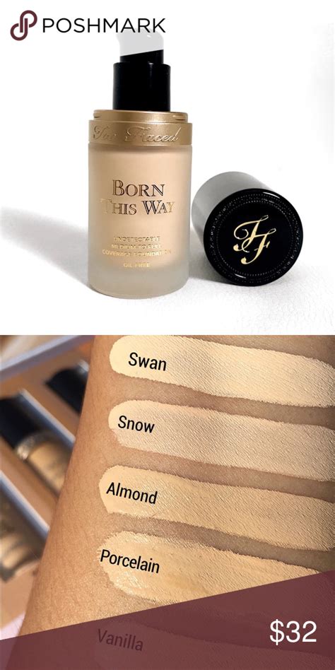 too faced swan foundation.